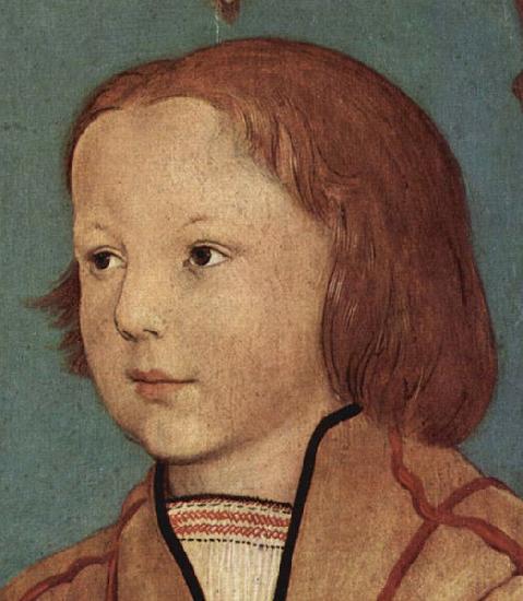 Ambrosius Holbein Portrat eines Knaben mit blondem Haar France oil painting art